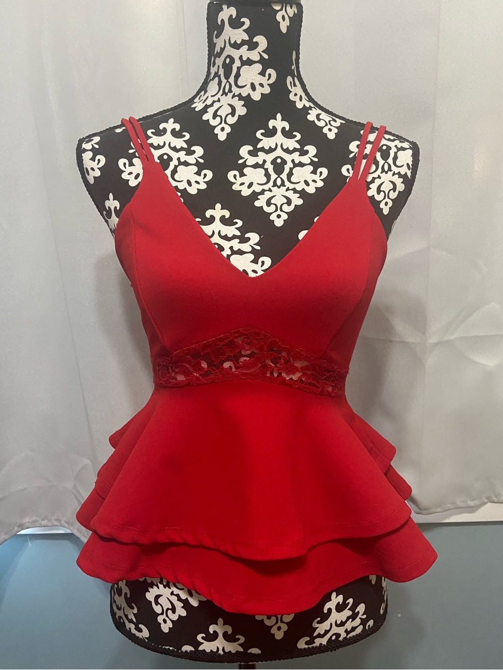 Revamped Peplum lace top